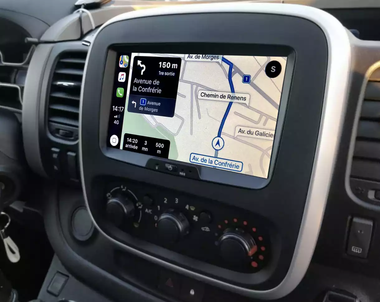 Autoradio tactile GPS Bluetooth Android & Apple Carplay Opel Vivaro de 2011  à 2014 + caméra de recul