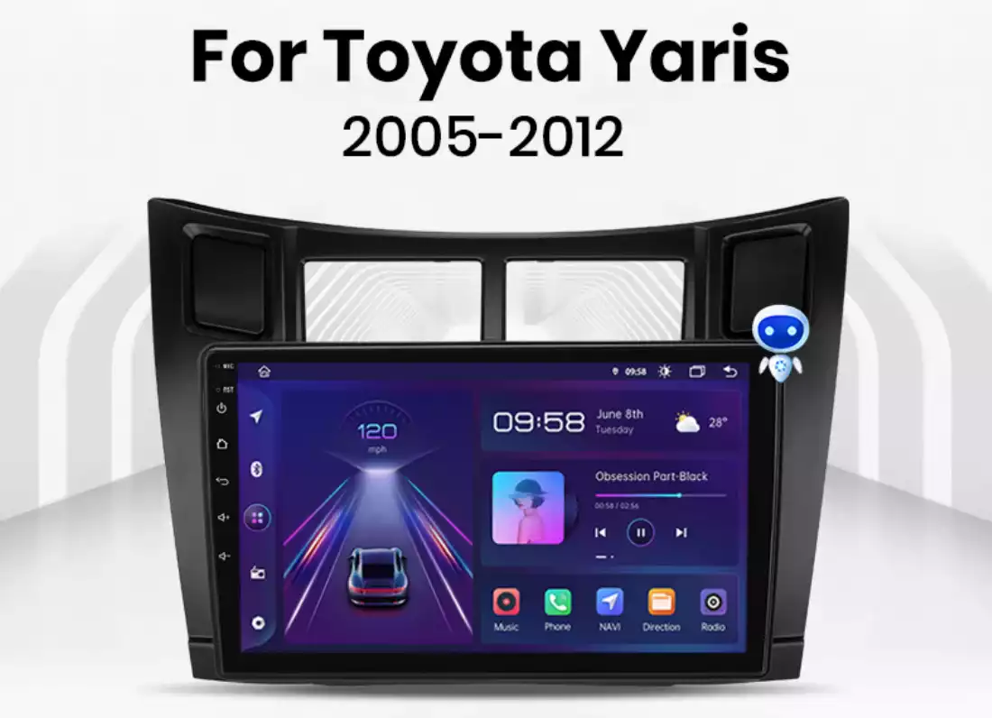 Remplacer l'autoradio d'origine sur Toyota Yaris 1 